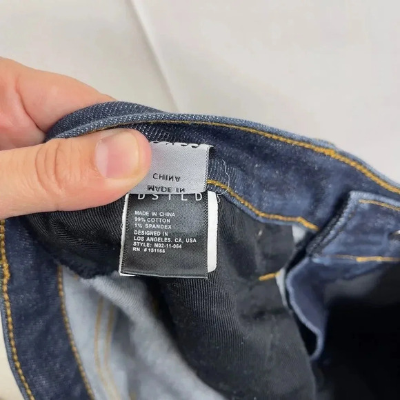 DSTLD Men's Skinny Dark Wash Jeans 33 X 32 - Picture 11 of 13